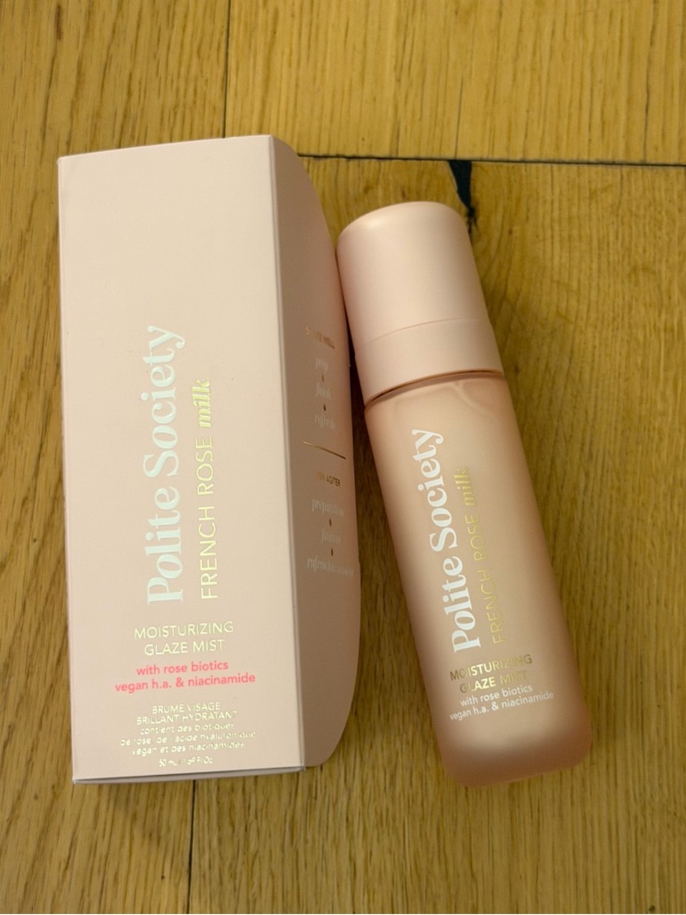 NEW Polite Society French Rose Milk Moisturizing Glaze Mist 50 ml